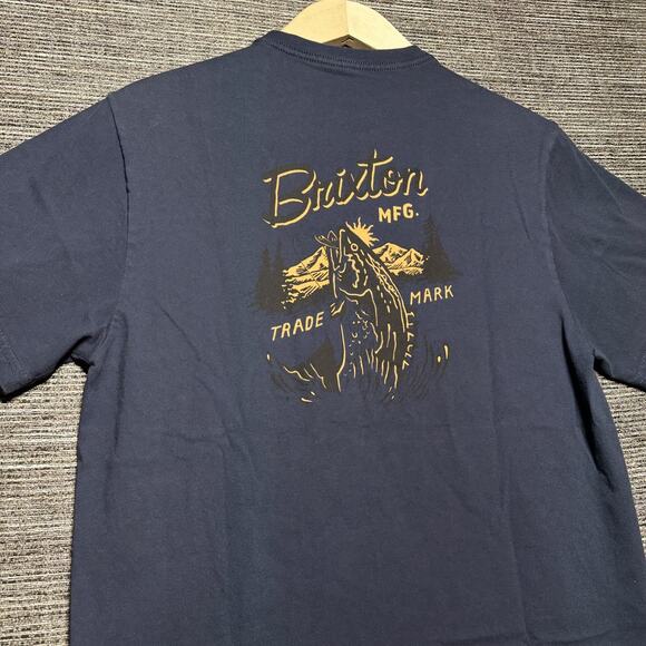 Brixton Other - Brixton Shirt Men's Small Blue Short Sleeve Standard Fit